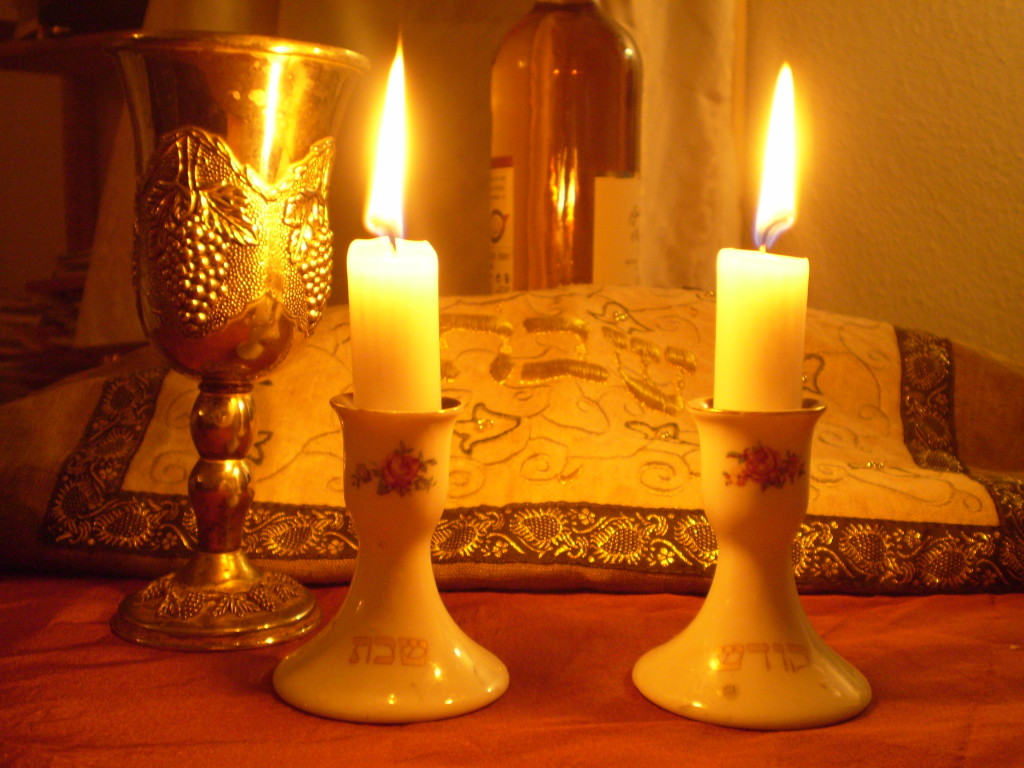 Shabbat Candles for Rosh Hashanah