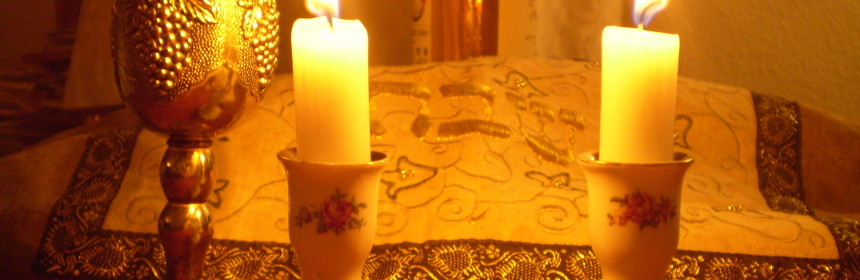 Shabbat Candles for Rosh Hashanah