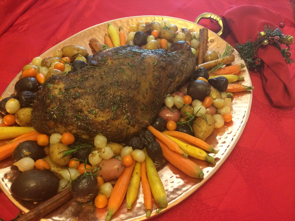 Moroccan Leg of Lamb is a Festive Holiday Dinner
